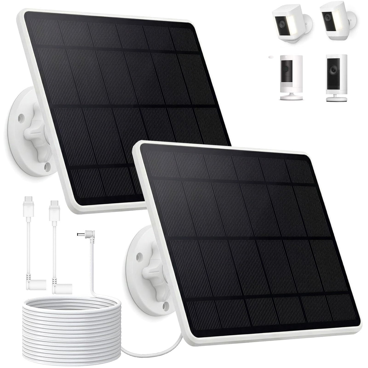 BECOMFY two-panel pack front view showing compact outdoor charging solution