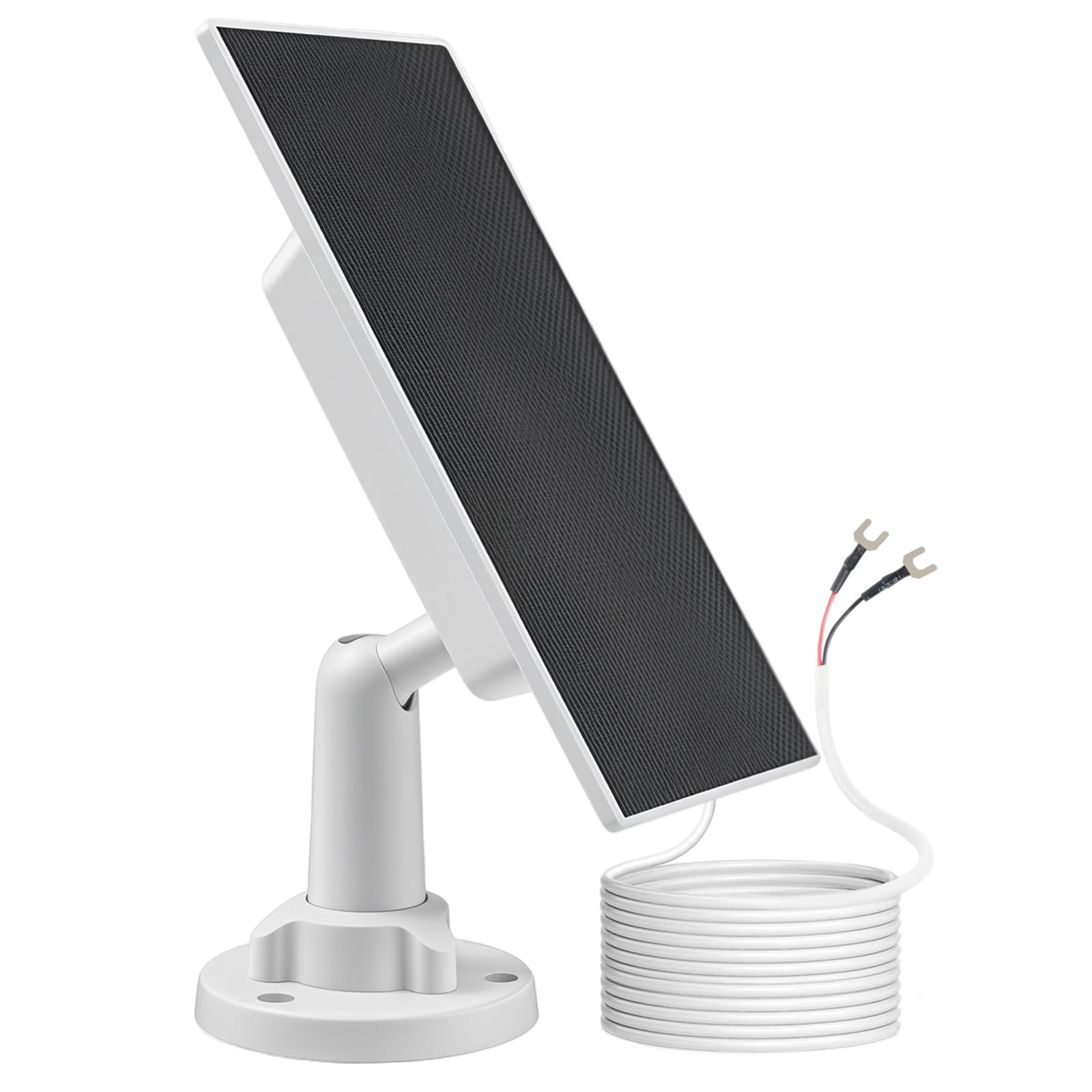 BECOMFY front view of solar charger mounted near Ring showing reliable power