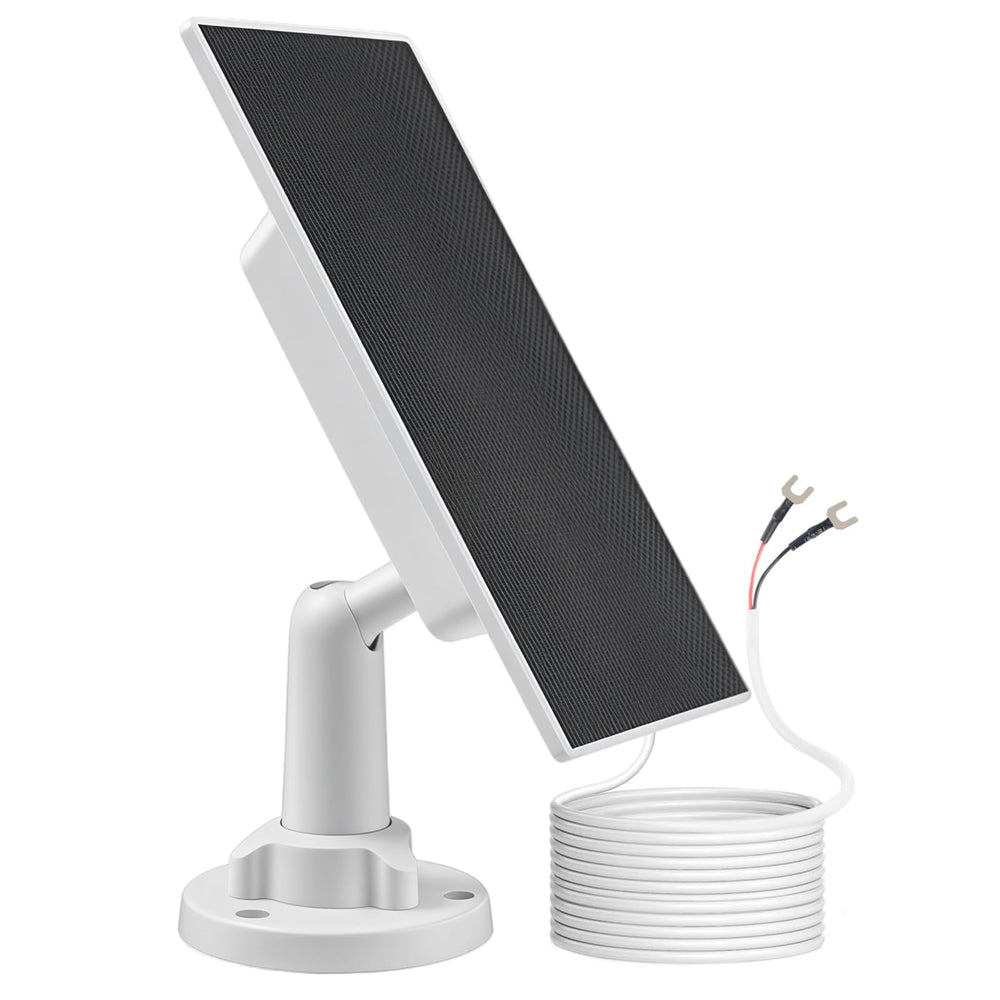BECOMFY front view of solar charger mounted near Ring showing reliable power