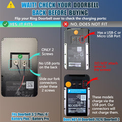 BECOMFY solar charger mounted on house siding providing continuous doorbell power