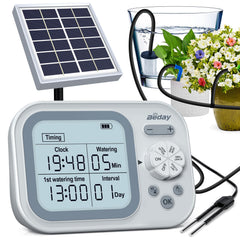 beday front unit with solar panel showing compact, weatherproof design for reliability