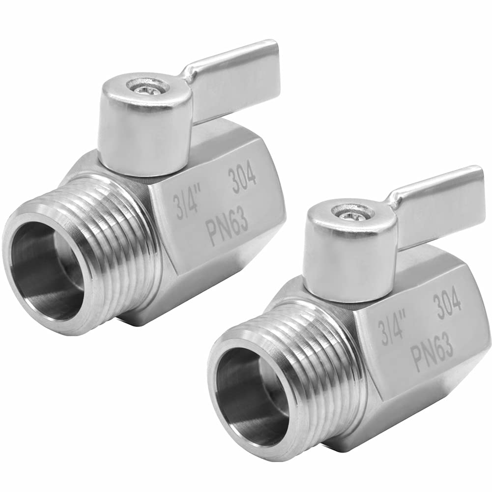 beduan front view showing two stainless steel shut-off valves and durable finish benefit