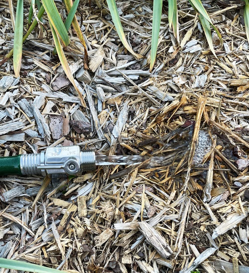 beduan valve next to tape measure showing compact size and clear scale benefit