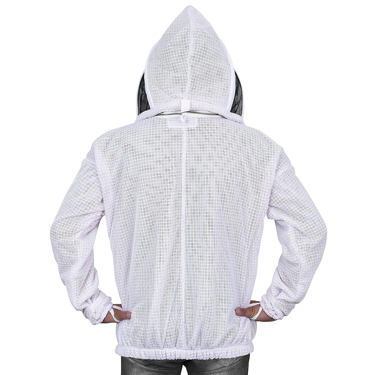 Bee Proof back and shoulder stitching detail, reinforced durability benefit