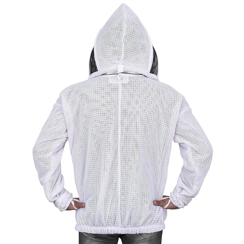 Bee Proof back and shoulder stitching detail, reinforced durability benefit