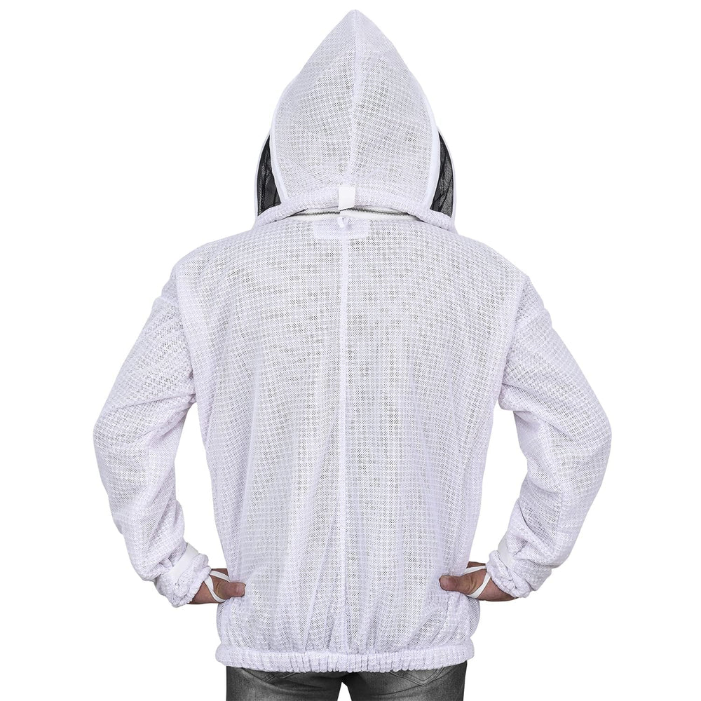 Bee Proof YKK zipper detail showing durable closure for frequent use