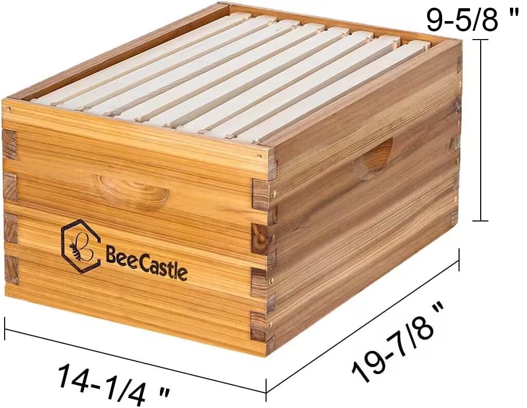 BeeCastle close-up of dovetail joint highlighting tight fit for long-lasting hive stability