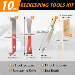 BeeCastle frame grip with wooden handle and L and J hooks for secure lifting