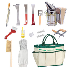 BeeCastle front view of kit in tote showing compact storage and portability benefits