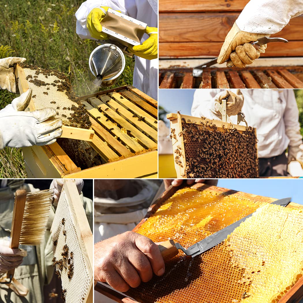 BeeCastle kit in use at an apiary demonstrating convenient portable setup