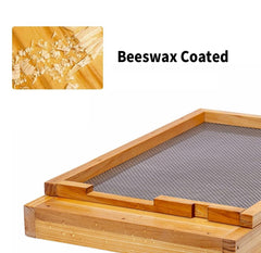 BeeCastle screened panel detail close-up, improves airflow and reduces moisture