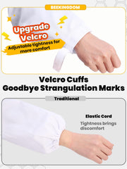 BEEKINGDOM goat leather gloves close-up demonstrating dexterity and protection