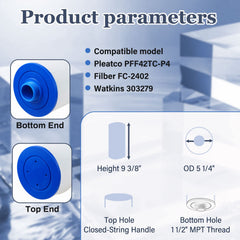 Beendou close-up of filter pleats highlighting increased surface area benefit