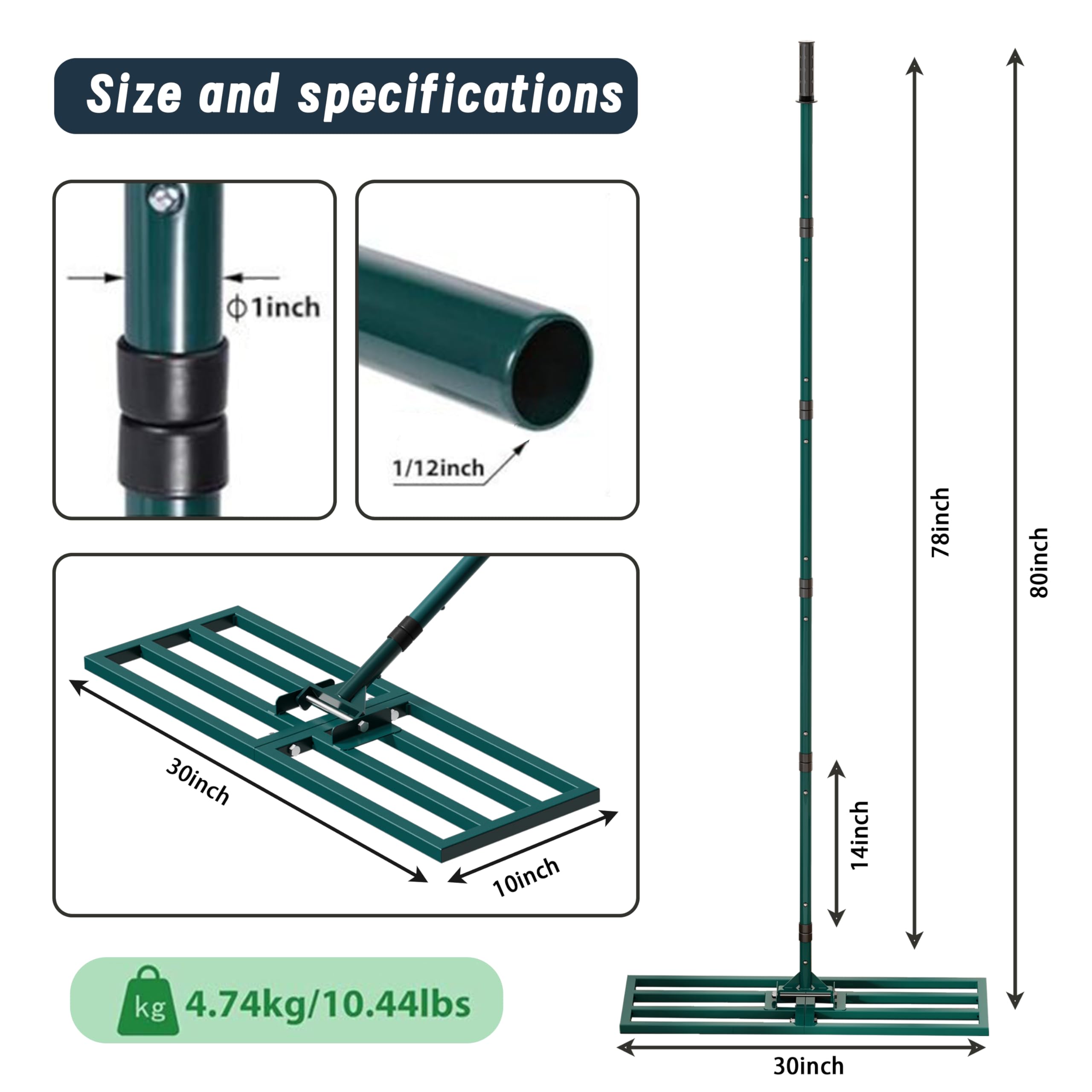 BeeOwner stainless-steel head finish emphasizing corrosion resistance benefit