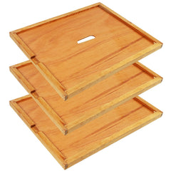 BeeQuestify front view of inner cover showing fit and beeswax coating for improved protection