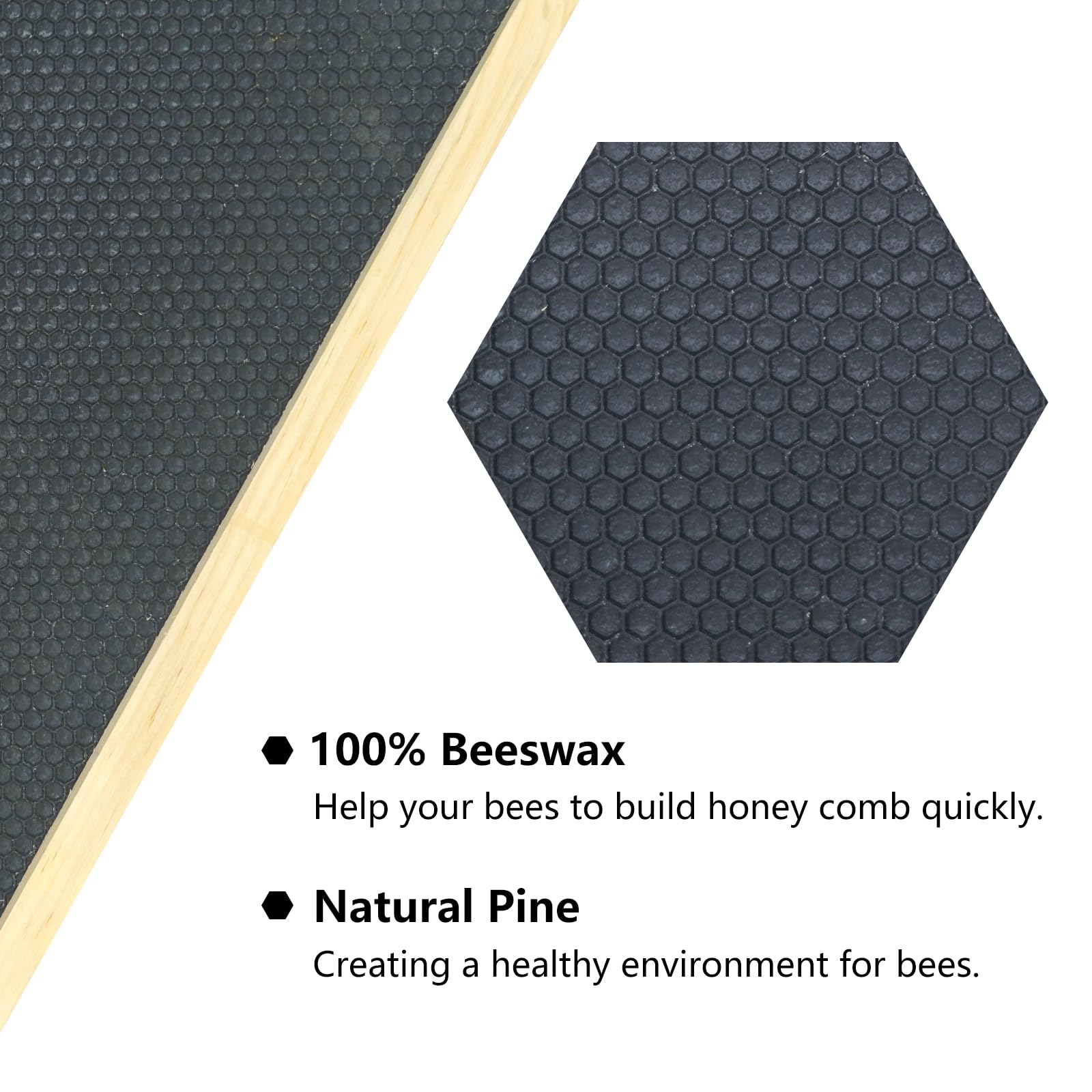 BeeTech frame installed inside active hive demonstrating sturdiness and quicker inspections
