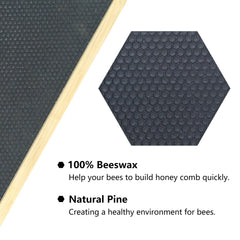 BeeTech frame installed inside active hive demonstrating sturdiness and quicker inspections