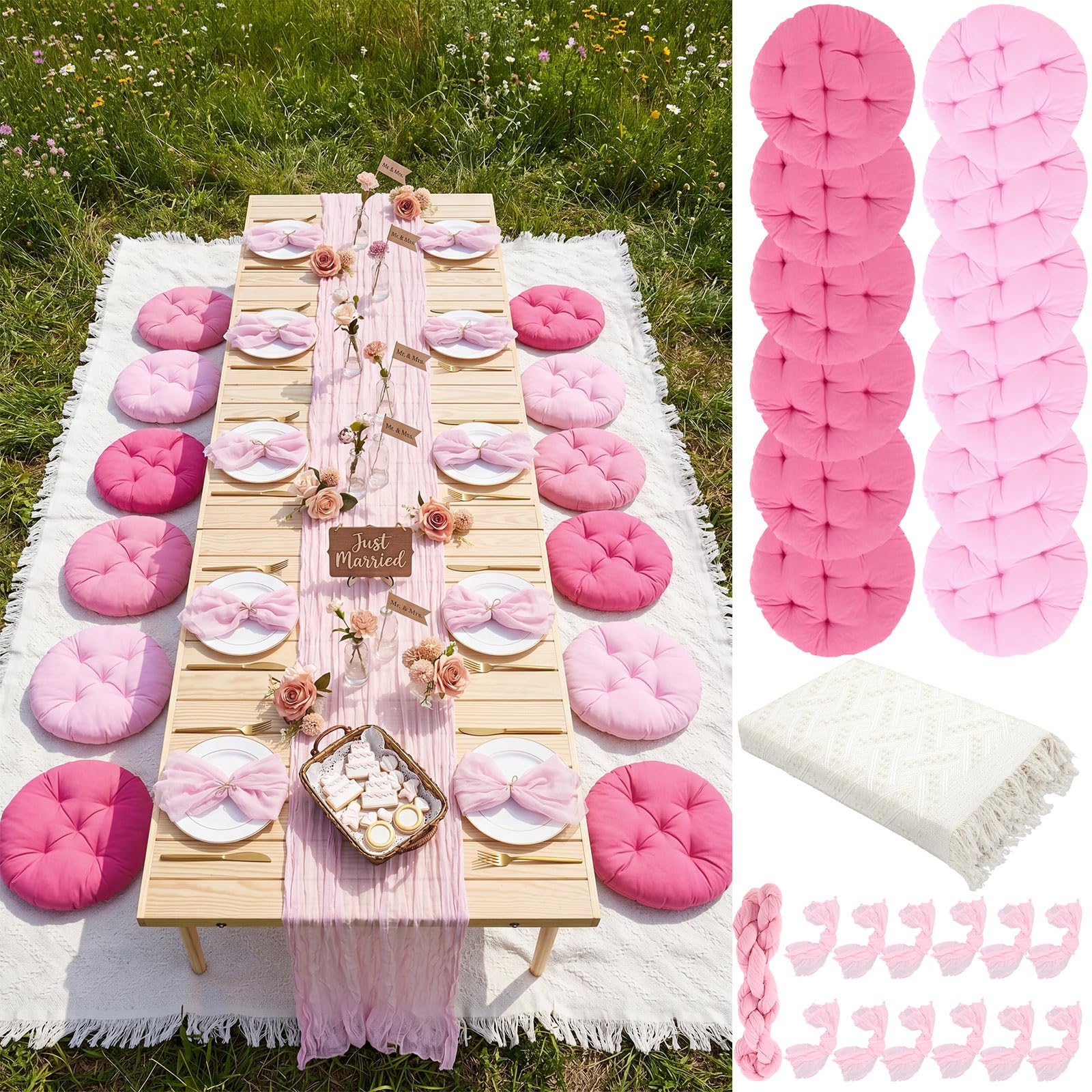 Beeveer full picnic set flat-lay showing coordinated pieces and easy styling