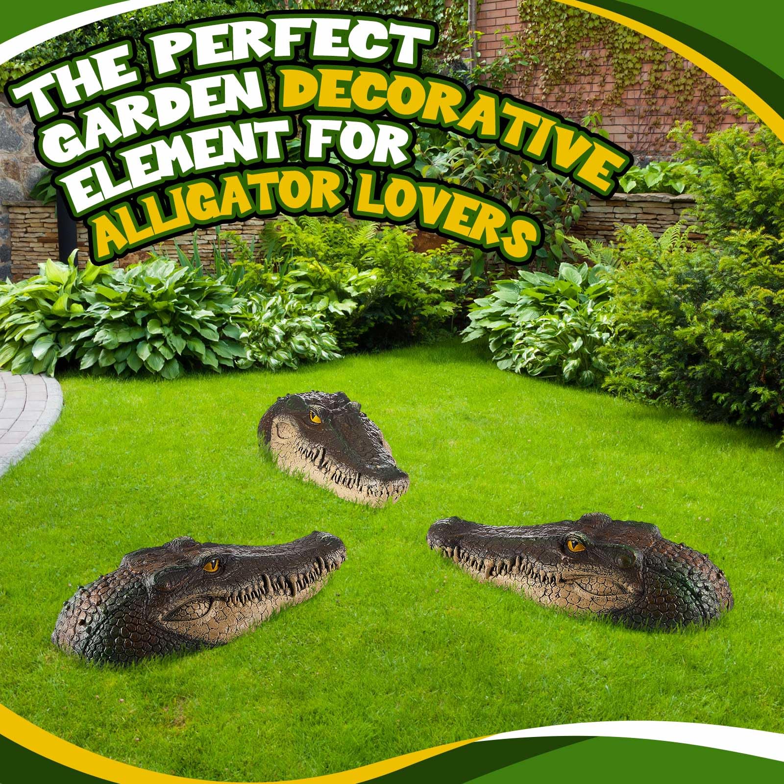 Beeveer decoys in backyard setting showing decorative appeal and practical protection