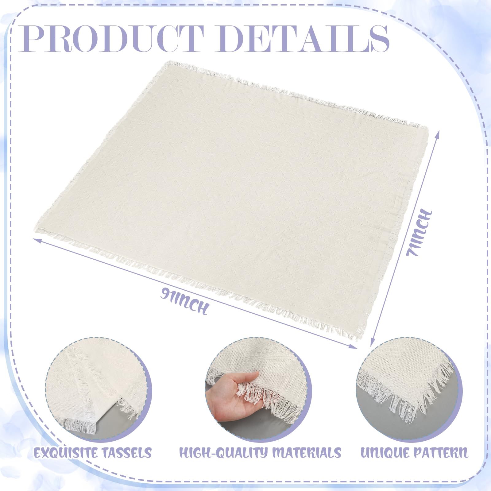 Beeveer folded napkins stacked neatly for reusable table settings and tidy presentation