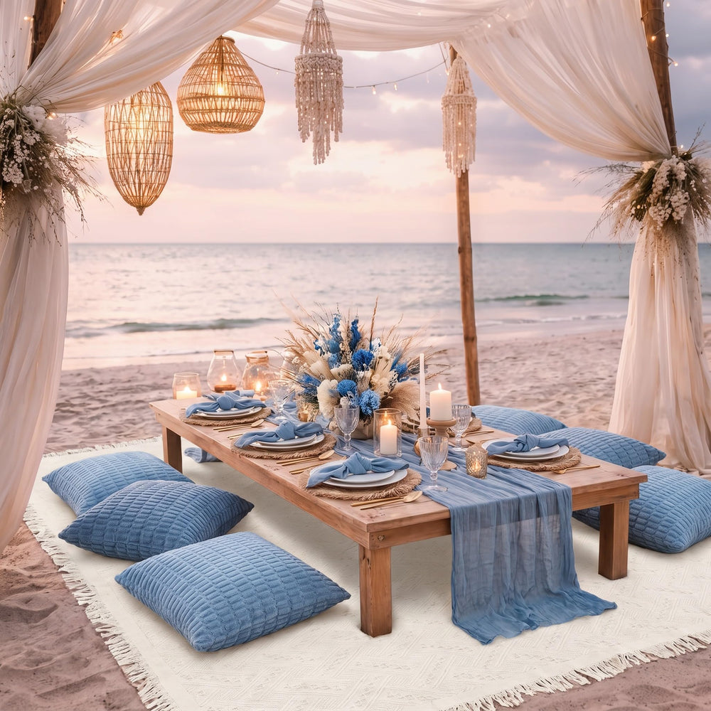 Beeveer picnic setup with people using pieces for instant styled gathering