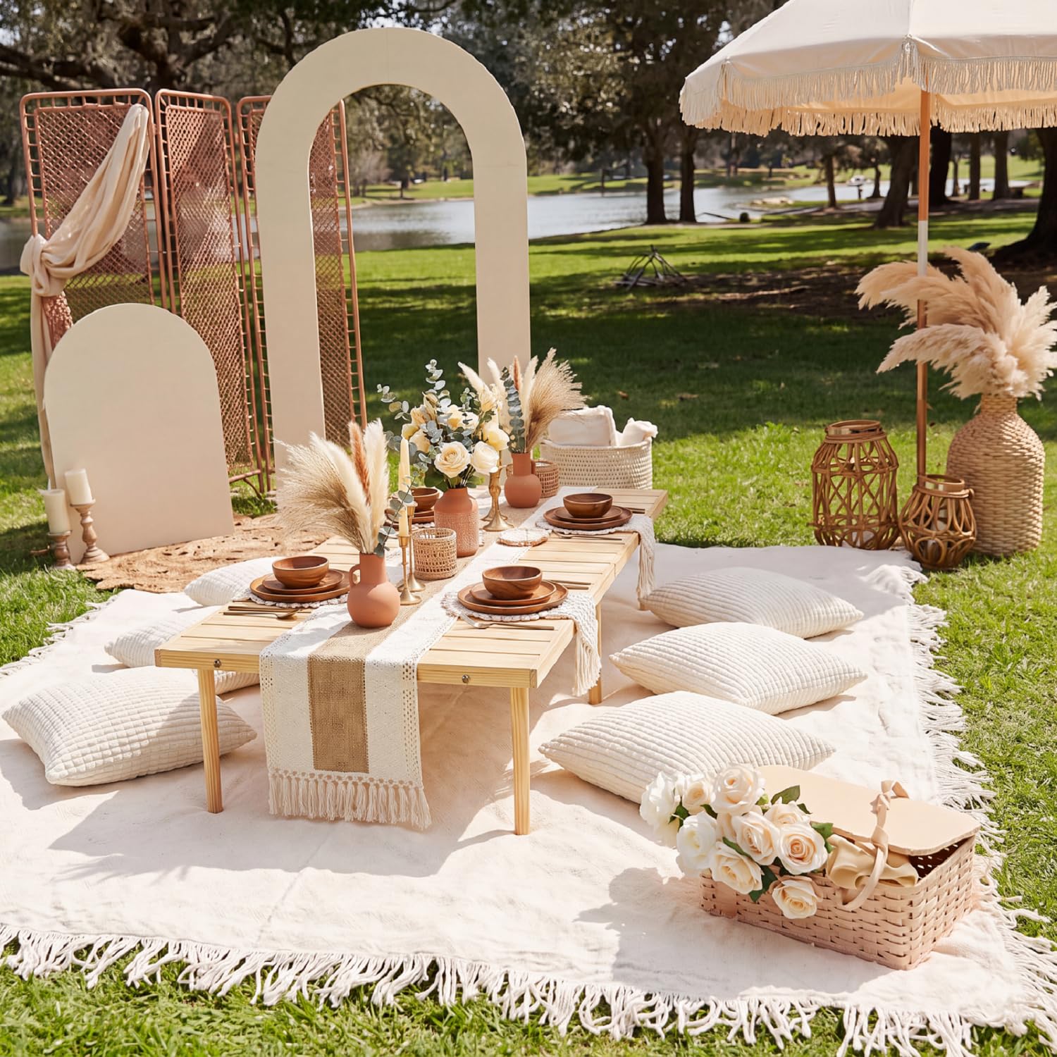 Beeveer pillow covers arrangement showing plush texture and coordinated decor benefit