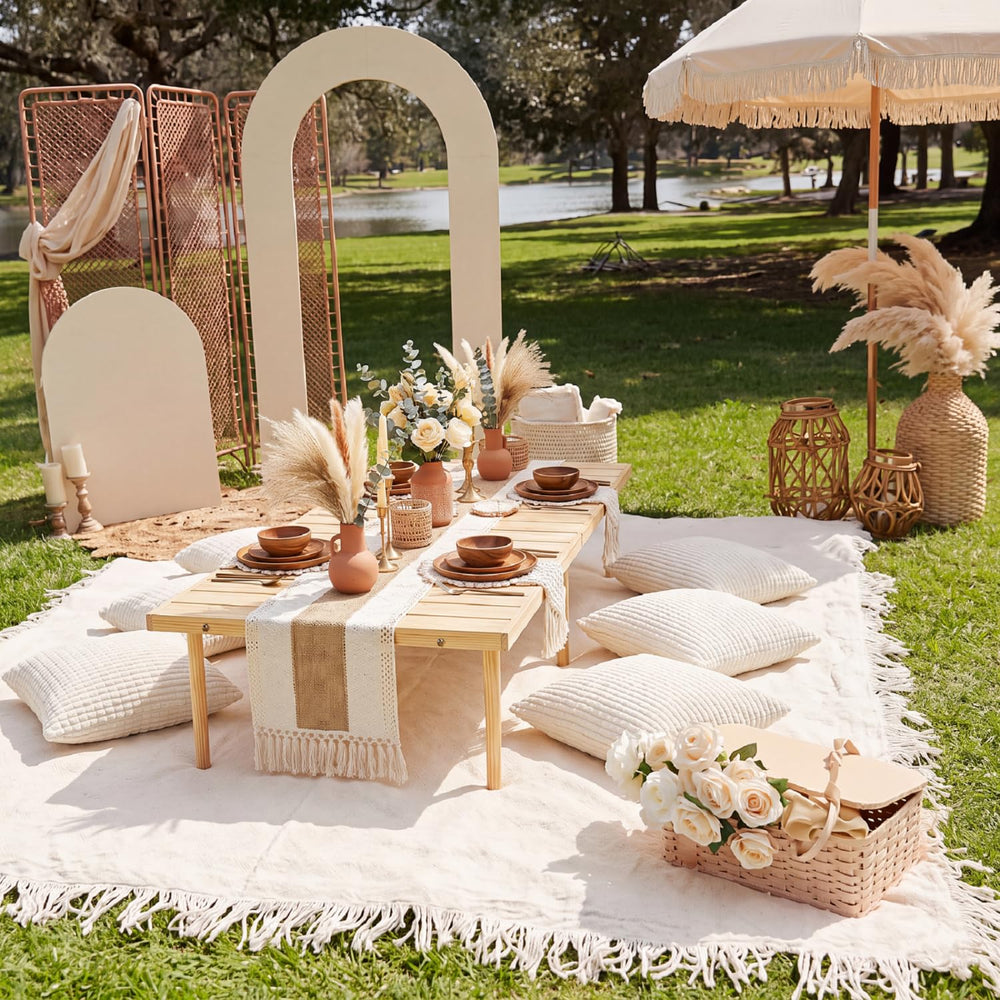 Beeveer pillow covers arrangement showing plush texture and coordinated decor benefit