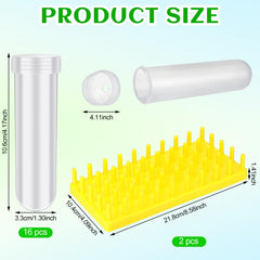 Beeveer close-up of a single plastic tube highlighting durable clear material benefit
