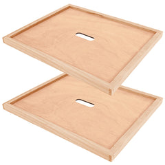 BEEXTM front view of cedar inner cover showing clean fit and durability