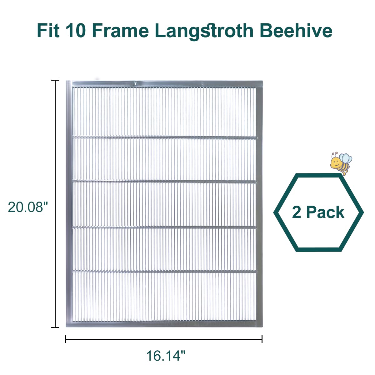 BEEXTM beekeeper using excluder during inspection for easier queen locating