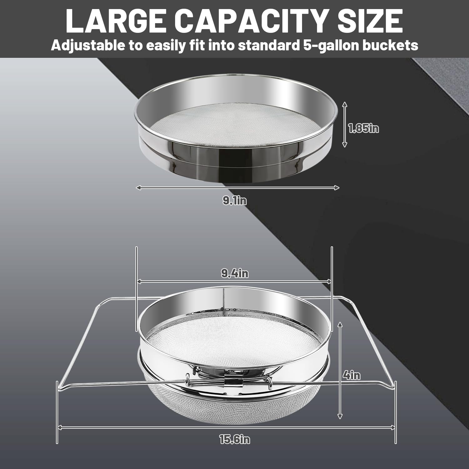 BEEXTM stainless steel finish detail emphasizing durable rust-resistant construction