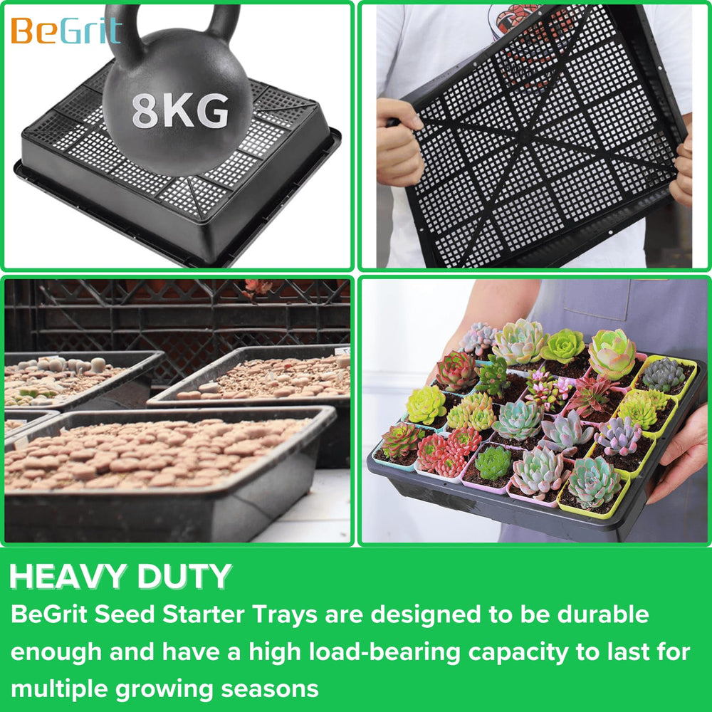 BeGrit close-up of mesh bottom demonstrating enhanced drainage that prevents waterlogging and root issues