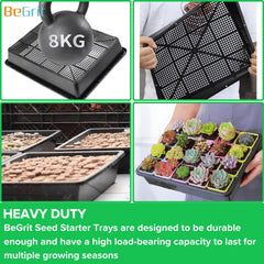BeGrit close-up of mesh bottom demonstrating enhanced drainage that prevents waterlogging and root issues