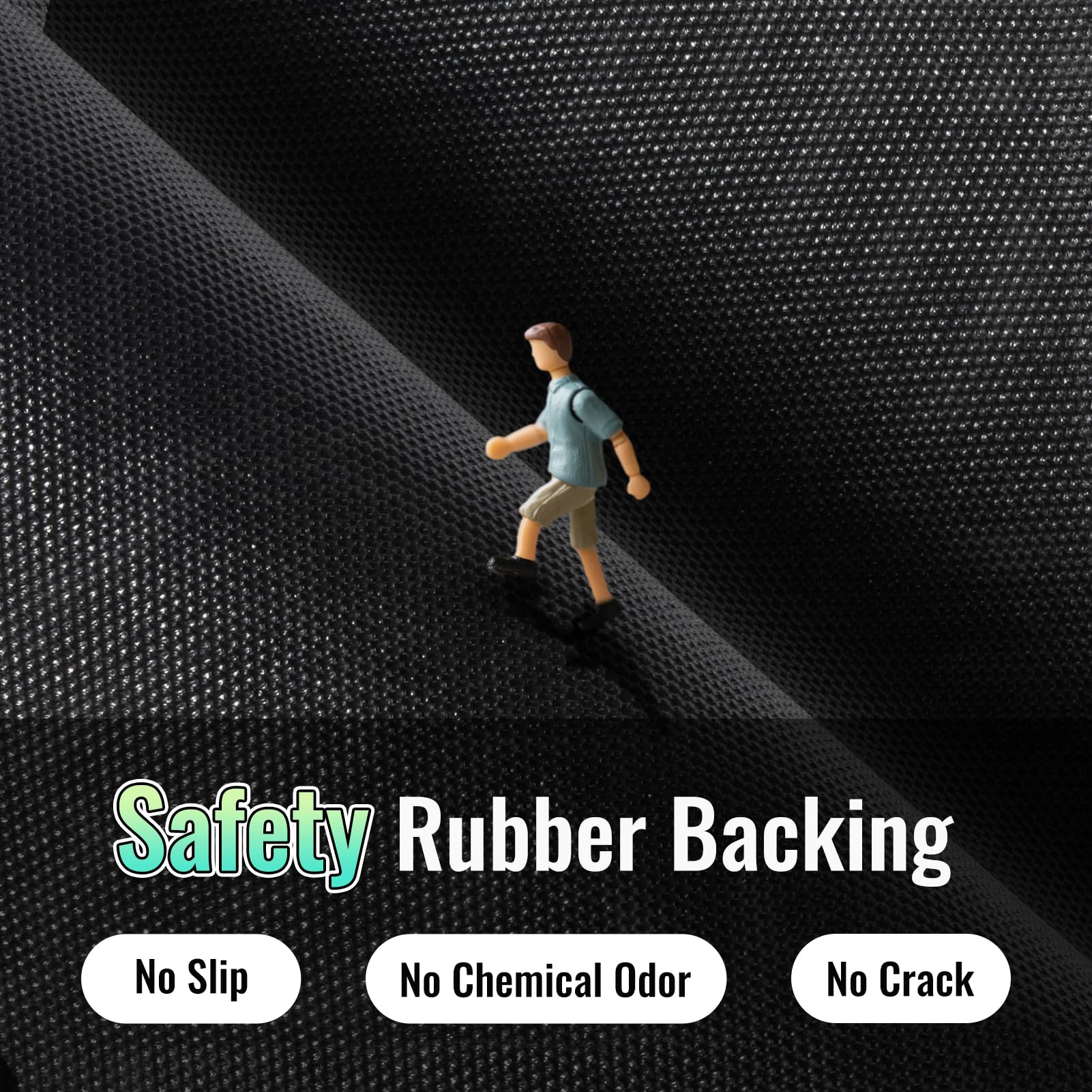 BEHERO mat shedding water after rain for quick drying