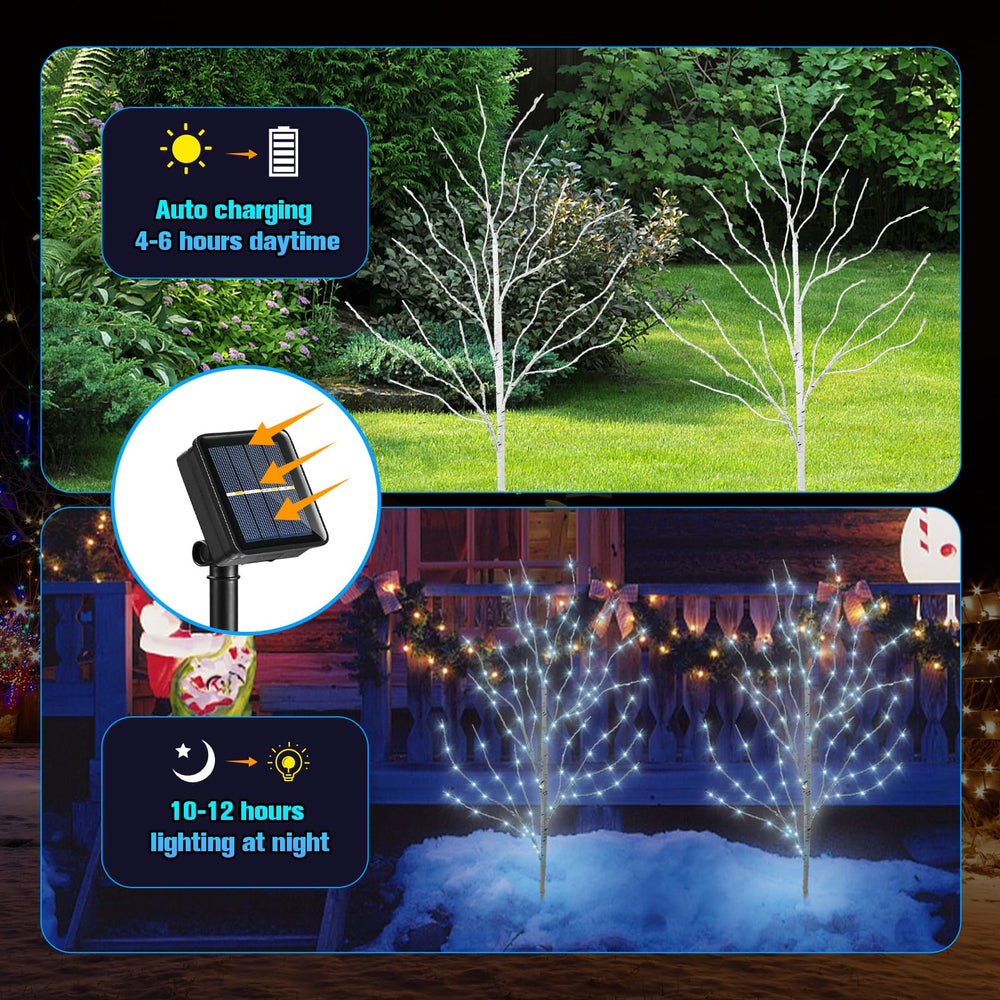 BeHiller tree dressed with ornaments demonstrating customizable seasonal decor
