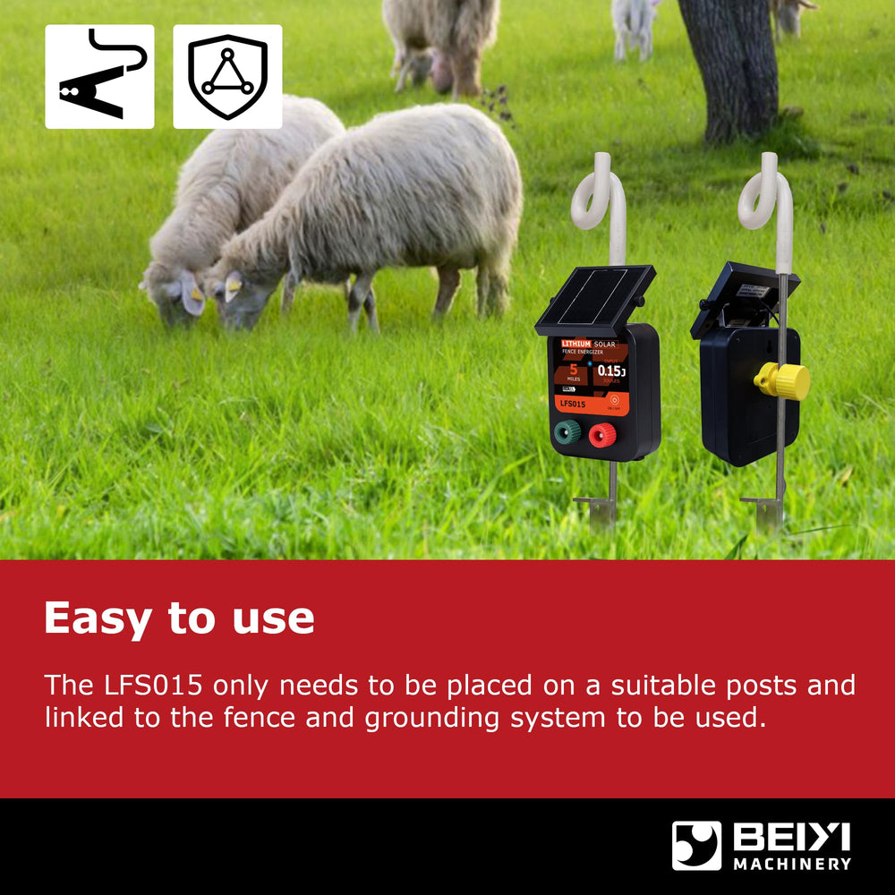 BEIYI fence lead connection detail ensuring reliable electrical contact