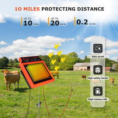 BEIYI LFGS15 with built-in handle being carried, portable for moving fences