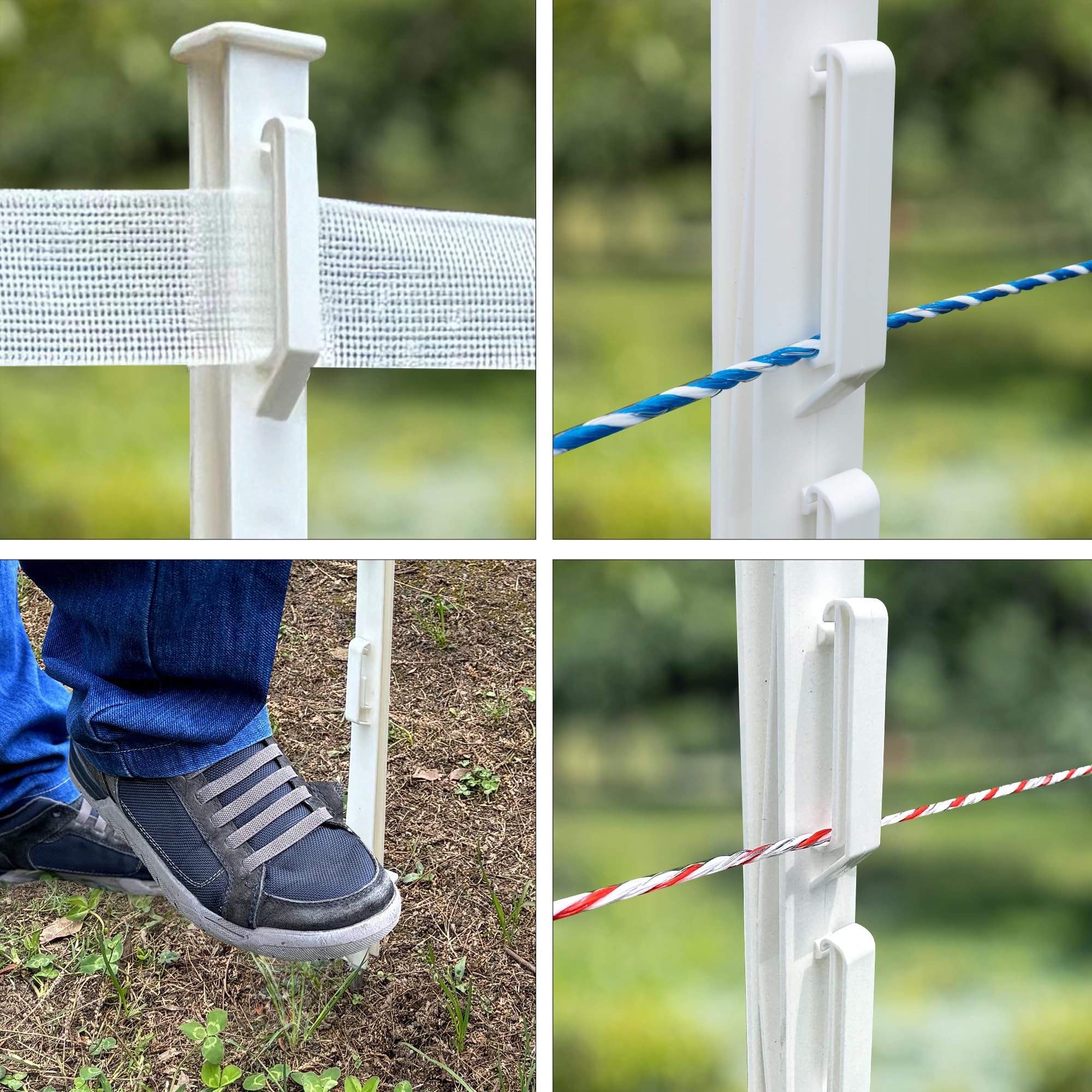 BEIYI post beside ruler showing 48 inch length and clear size reference benefit