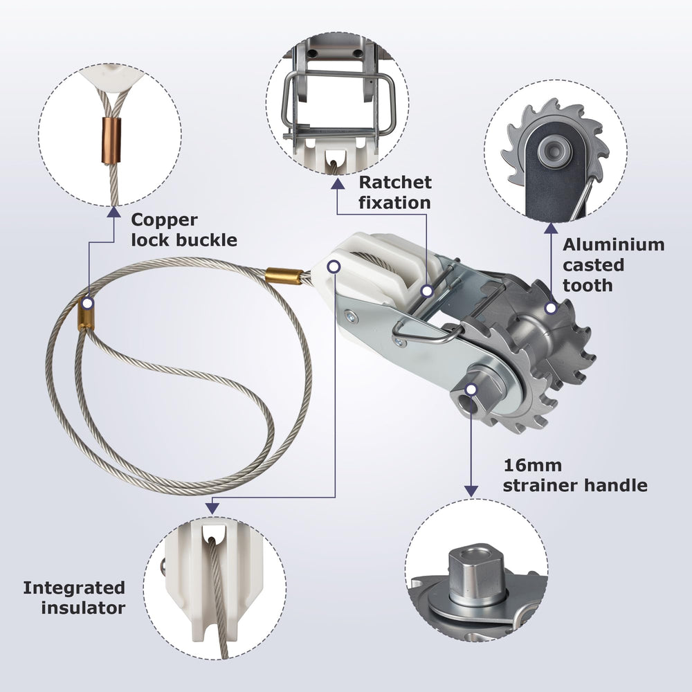 BEIYI corrosion-resistant steel rope detail showing durable long-term strength