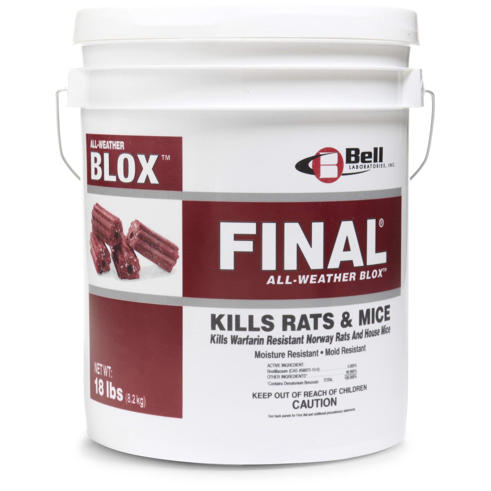 Bell Final Blox front packaging showing block design and professional-strength benefit