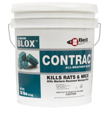 Bell Laboratories close-up of bait block texture highlighting weather-resistant paraffin and attractiveness