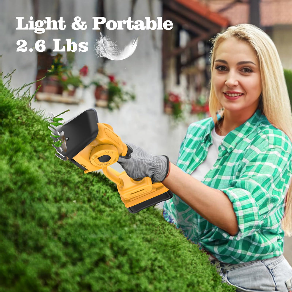 bellaDimora ergonomic handle with weight shown for comfortable one-handed use