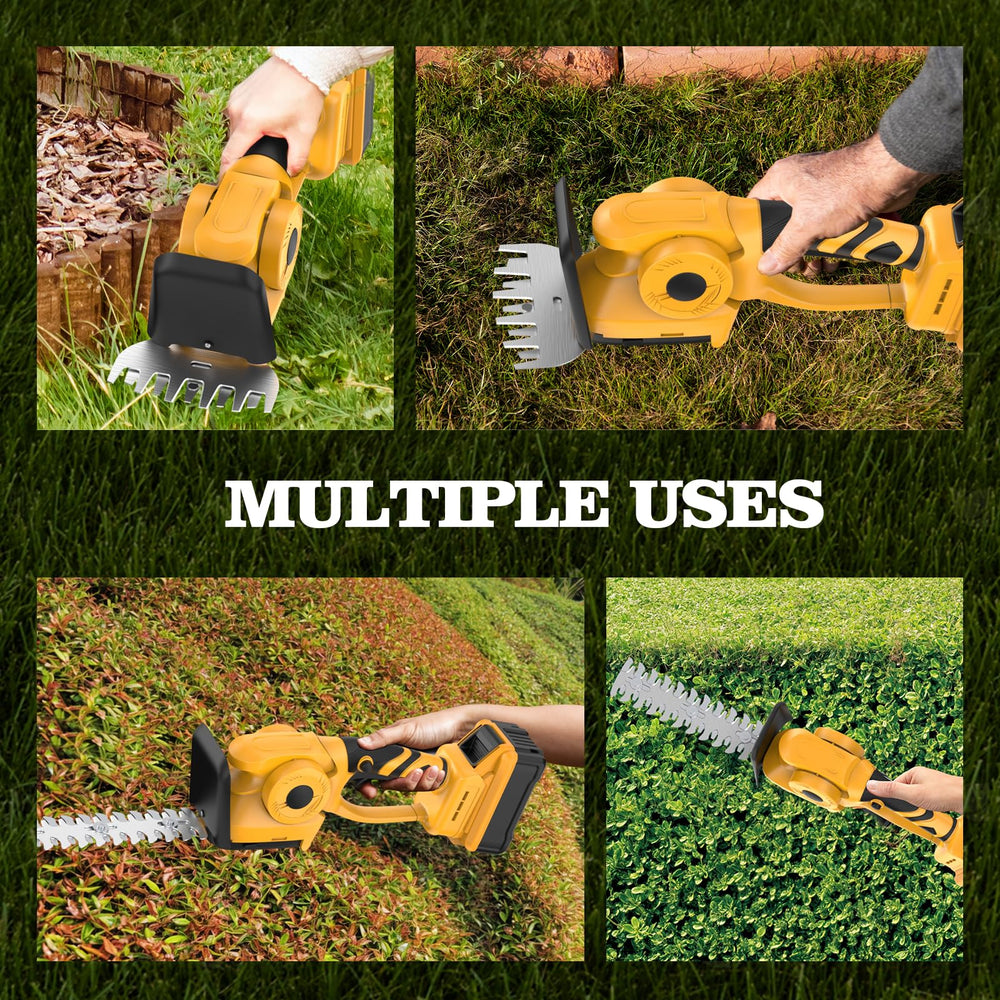 bellaDimora trimmer in garden use for quick tidy-ups and hedge shaping