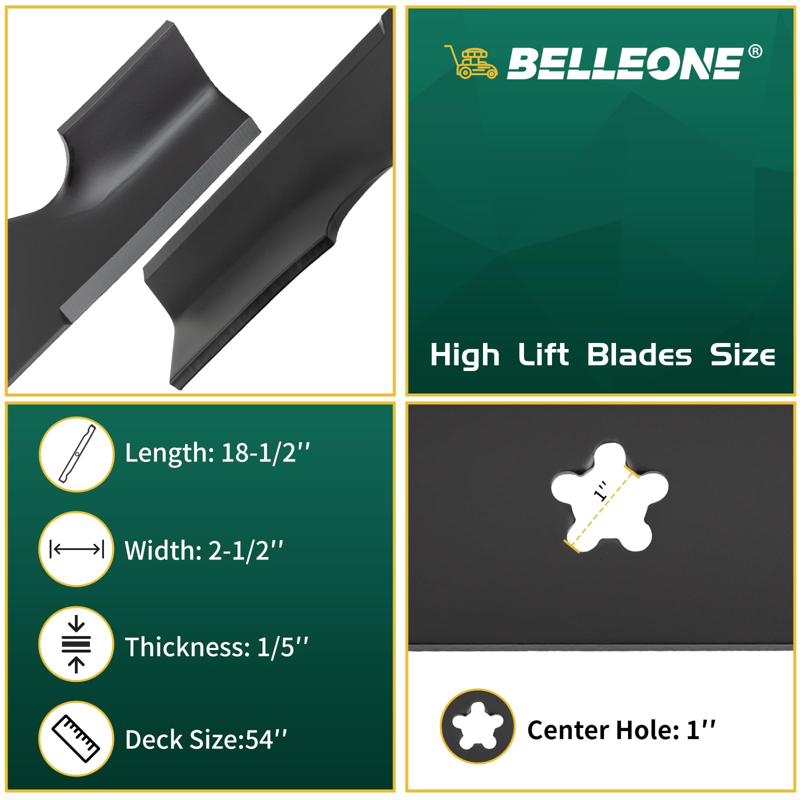 Belleone close-up of cutting edge highlighting sharper, cleaner cuts