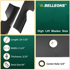 Belleone close-up of cutting edge showing sharpness for cleaner cuts