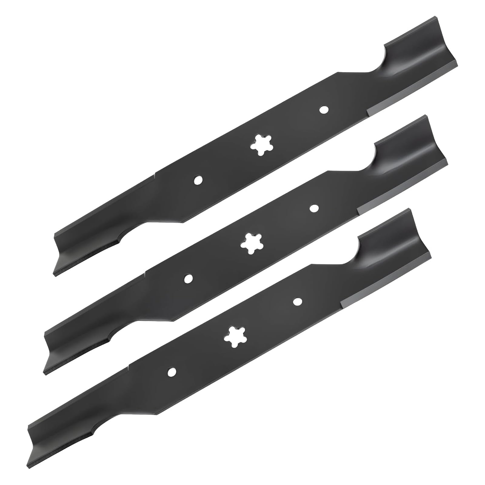 Belleone front view of three-pack blades showing fit and finish benefit