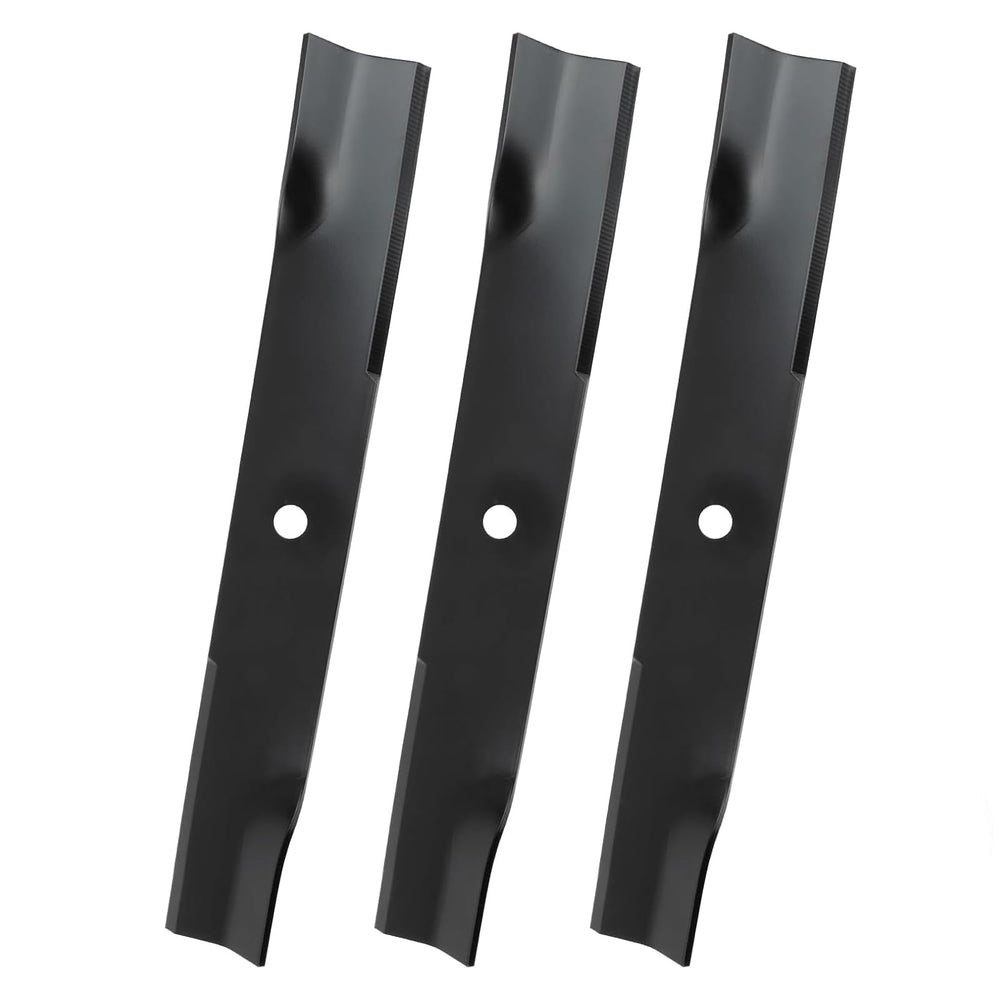 Belleone front view packaged blades showing three-blade set and labeling benefit fit accuracy