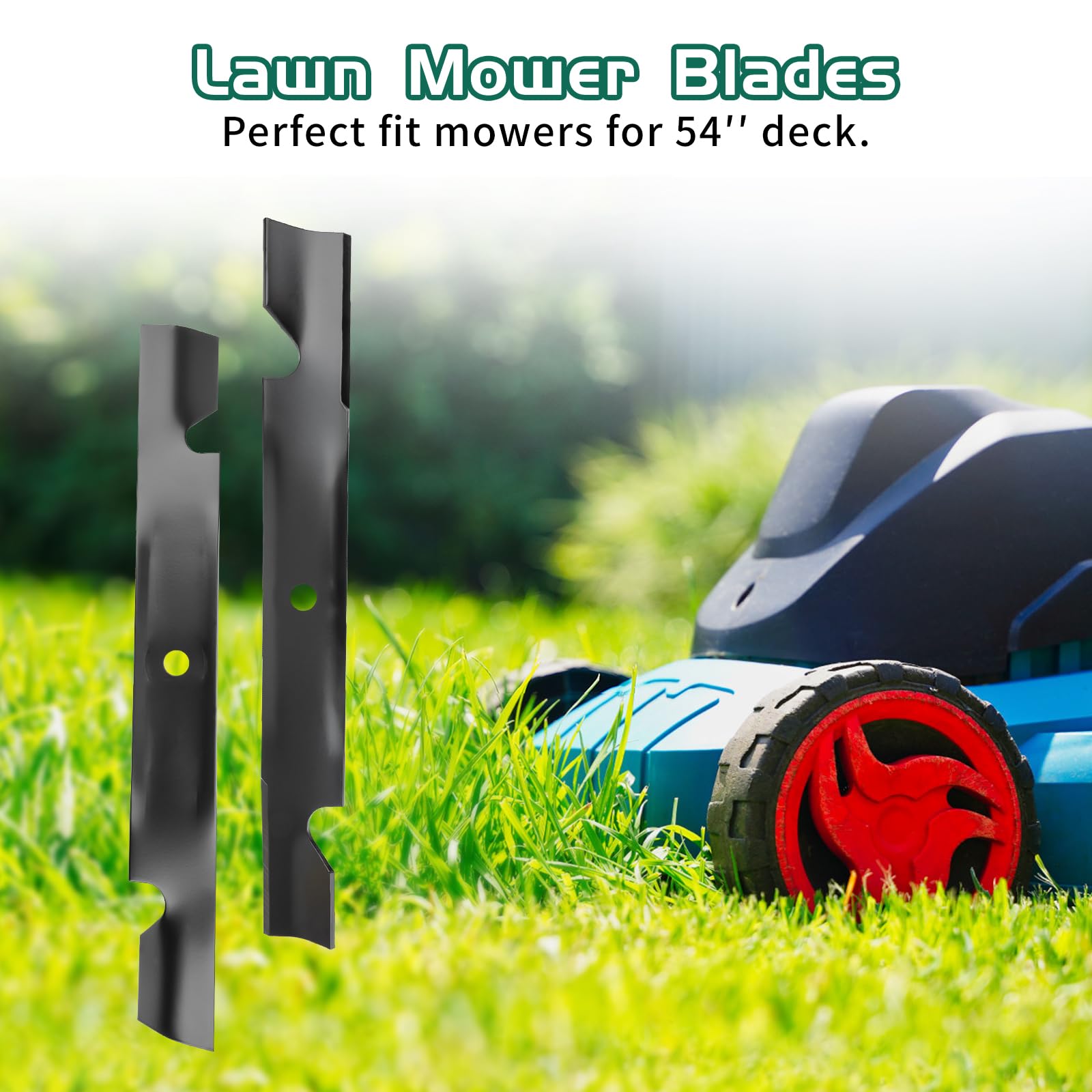Belleone mower cutting lawn demonstrating even mulching and reduced clumps