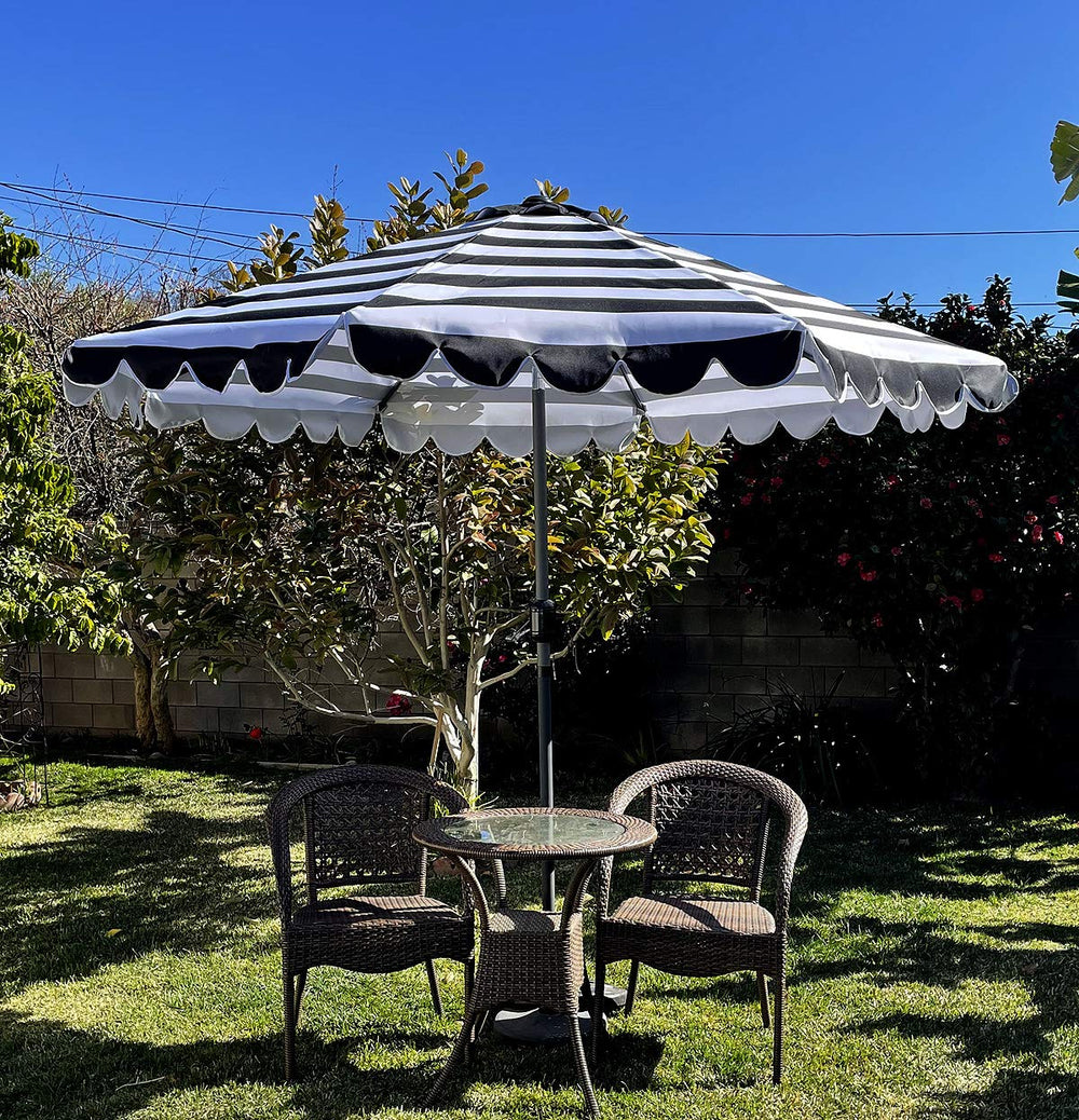 BELLRINO vented top detail improving airflow and umbrella stability outdoors