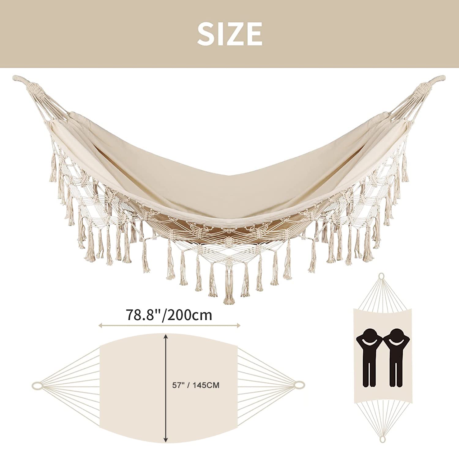 Bellzacasa tassel detail close-up highlighting decorative trim and visual appeal